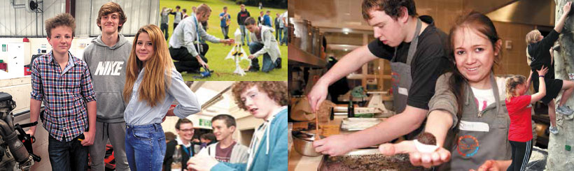 Taster days and workshops at Buxton Leek college