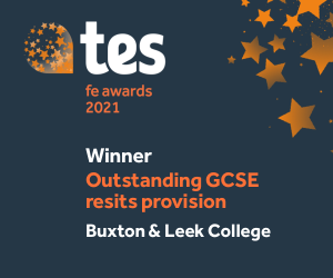 TES Winner - Outstanding GCSE resits provision